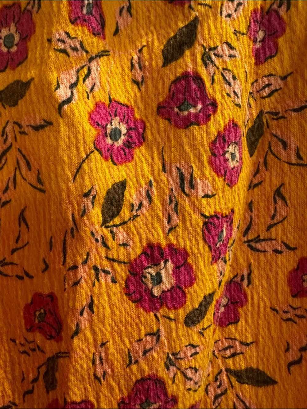 Carter's Yellow Floral Ruffle Tank - Picture 2 of 4